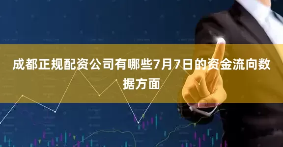 成都正规配资公司有哪些7月7日的资金流向数据方面