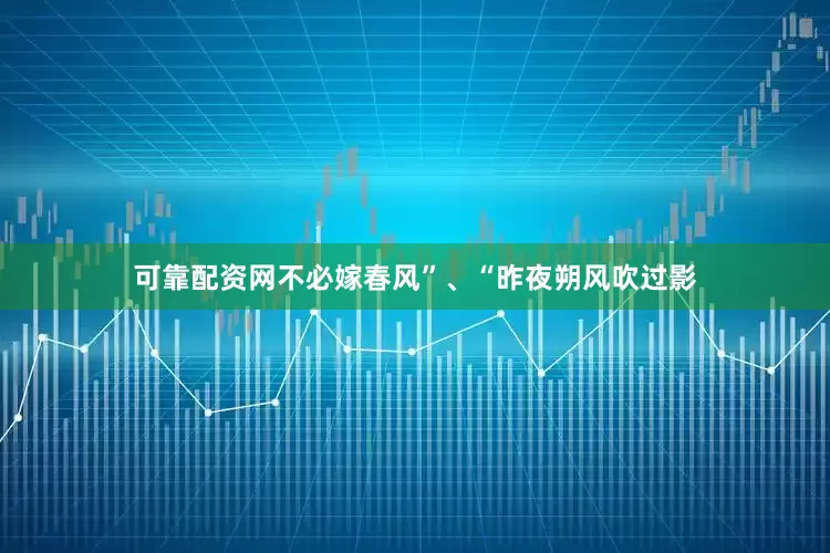 可靠配资网不必嫁春风”、“昨夜朔风吹过影